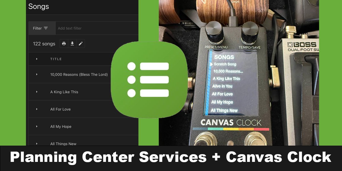 PCO + Canvas Clock